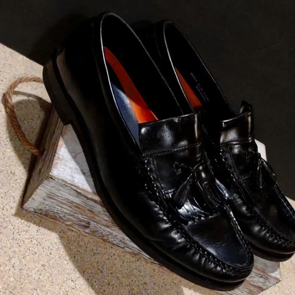 Cole Haan 9.5 Black Tassel Dress Shoes